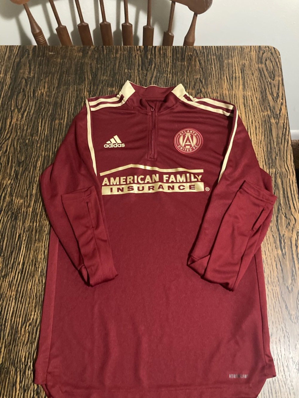 Adidas Atlanta United Maroon Training Top - men size medium